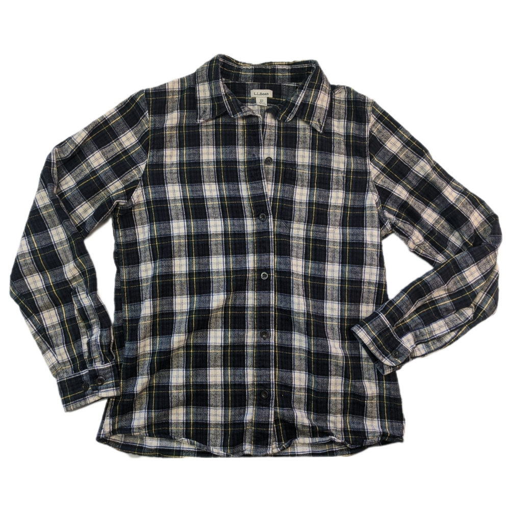 Plaid L.L. Bean flannel shirt XS